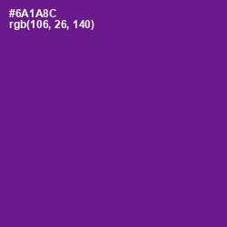 #6A1A8C - Seance Color Image