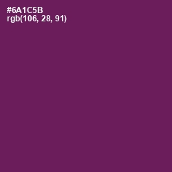 #6A1C5B - Pompadour Color Image