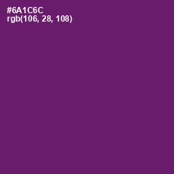 #6A1C6C - Honey Flower Color Image