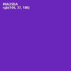 #6A25BA - Royal Purple Color Image