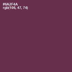 #6A2F4A - Tawny Port Color Image