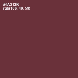 #6A313B - Buccaneer Color Image