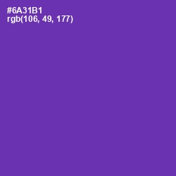 #6A31B1 - Royal Purple Color Image