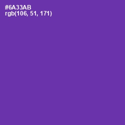 #6A33AB - Royal Purple Color Image