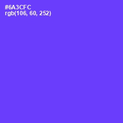 #6A3CFC - Purple Heart Color Image