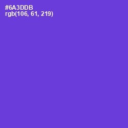 #6A3DDB - Purple Heart Color Image