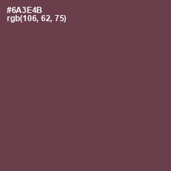 #6A3E4B - Finn Color Image