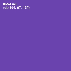 #6A43AF - Studio Color Image