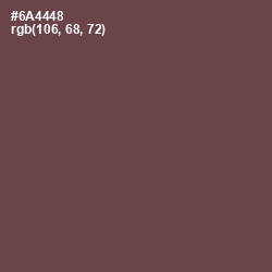 #6A4448 - Eggplant Color Image