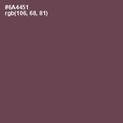 #6A4451 - Eggplant Color Image