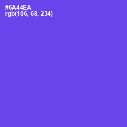 #6A44EA - Fuchsia Blue Color Image