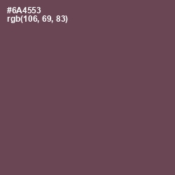 #6A4553 - Eggplant Color Image