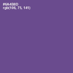 #6A4B8D - Affair Color Image