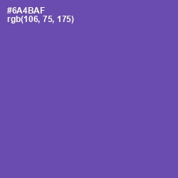 #6A4BAF - Studio Color Image