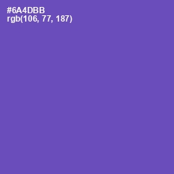 #6A4DBB - Blue Violet Color Image