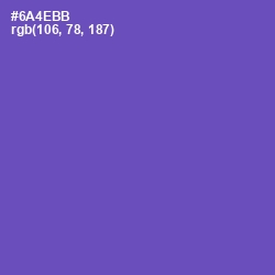 #6A4EBB - Blue Violet Color Image