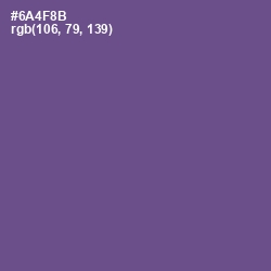 #6A4F8B - Affair Color Image