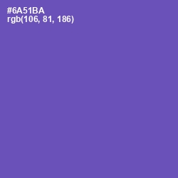 #6A51BA - Blue Violet Color Image