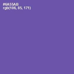 #6A55AB - Scampi Color Image