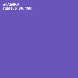 #6A56BA - Blue Violet Color Image