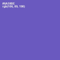 #6A59BE - Blue Violet Color Image