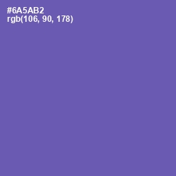 #6A5AB2 - Blue Violet Color Image