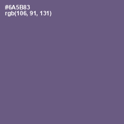 #6A5B83 - Affair Color Image
