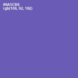#6A5CB6 - Blue Violet Color Image