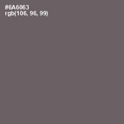#6A6063 - Ironside Gray Color Image