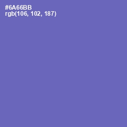 #6A66BB - Deluge Color Image