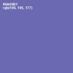 #6A69B1 - Deluge Color Image