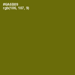 #6A6B09 - Olivetone Color Image