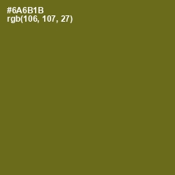 #6A6B1B - Olivetone Color Image