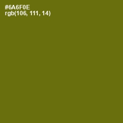 #6A6F0E - Olivetone Color Image