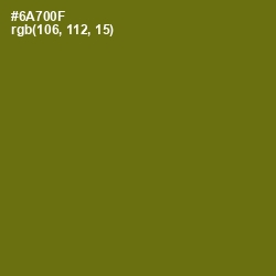 #6A700F - Olivetone Color Image