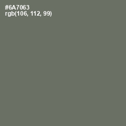 #6A7063 - Flint Color Image