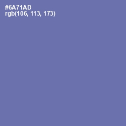 #6A71AD - Deluge Color Image