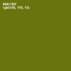 #6A740F - Olivetone Color Image