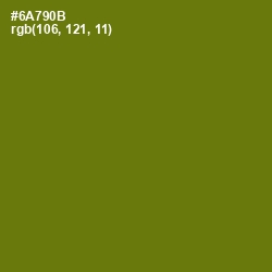 #6A790B - Olivetone Color Image