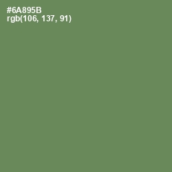 #6A895B - Glade Green Color Image