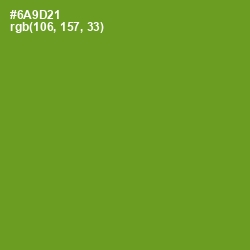 #6A9D21 - Olive Drab Color Image