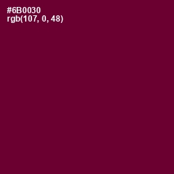 #6B0030 - Tyrian Purple Color Image