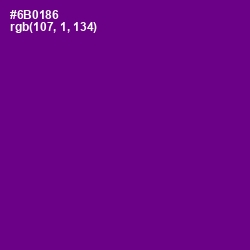 #6B0186 - Purple Color Image