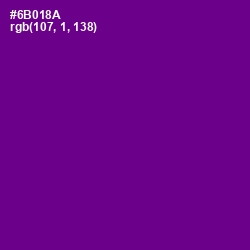 #6B018A - Purple Color Image