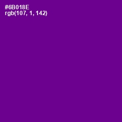 #6B018E - Purple Color Image