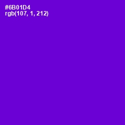 #6B01D4 - Purple Heart Color Image