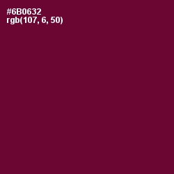 #6B0632 - Tyrian Purple Color Image