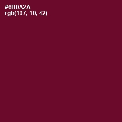#6B0A2A - Black Rose Color Image