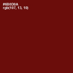 #6B0D0A - Red Oxide Color Image