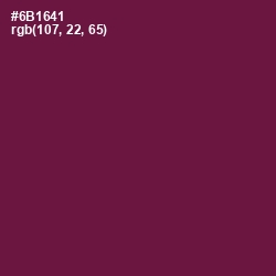 #6B1641 - Pompadour Color Image